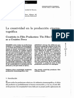 La creatividad en la producción cinematográfica - PARDO