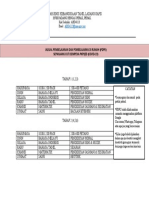 Jadual Pembelajaran Dan Pembelajaran Di Rumah (PDPR) Sepanjang Cuti Sempena PKPB/D (Covid-19)