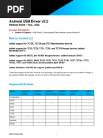 Android USB Driver v2.2: New in Version 2.2