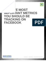 Top Five Metrics on Facebook