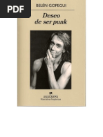 Deseo de ser punk - Belén Gopegui