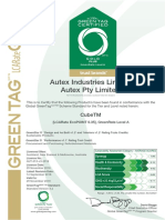 Autex Industries Limited Autex Pty Limited: Cubetm