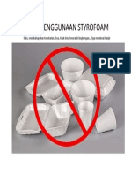 Stop Penggunaan Styrofoam