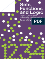 Sets, Functions and Logic - Keith J. Devlin PDF