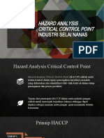 Hazard Analysis Critical Control Point