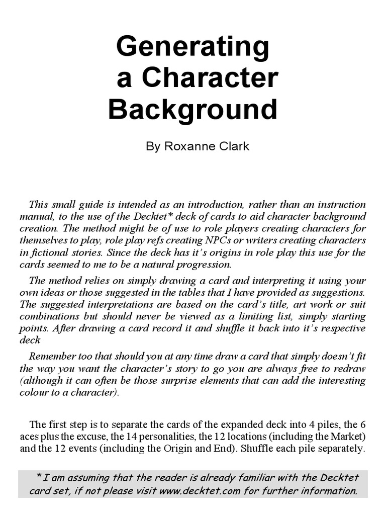 Decktet Character Background Generator v2 PDF