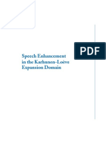 Pub - Speech Enhancement in The Karhunen Loeve Expansion PDF