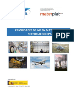 Prioridades ID Materiales en Sector Aeroespacial Español - MATERPLAT PAE - 2018