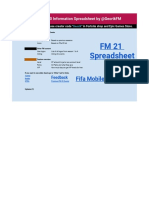 Fifa Mobile 20 Information Spreadsheet by @GeorikFM PDF