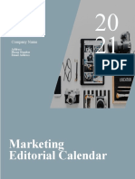 Marketing Calendar 2021