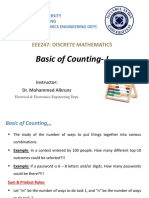 Istanbul Aydin University EEE247 Discrete Mathematics Basic Counting
