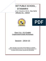 011B B.P.S. I S.A. I II English Printable Worksheets 2014 15