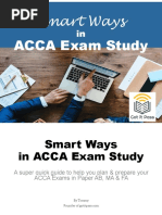 ACCA Study Hub: Key Features & Tips | PDF | Career & Growth