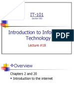 Introduction To Information Technology: Lecture #18