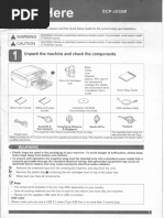 Brother DCP-J315W Quick Setup Guide