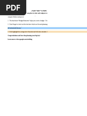 Wedding All in One Wedding Planner