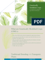Genetically Modified Crops: A Disruption in Traditional Agricultural Techniques