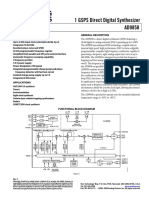 1 GSPS Direct Digital Synthesizer AD9858: Features General Description