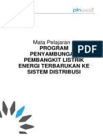 Program Penyambungan Pembangkit Listrik Energi Terbarukan Ke Sistem Distribusi PDF