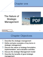 Chapter One: The Nature of Strategic Management