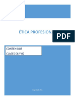 Clases No 6 y 7 de Etica Profesional 2019-1