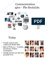 New Communication Technologies - The Socialite.: - Ryan - Andrew - Jake - Qian Ru - Jaslyn - Tracy