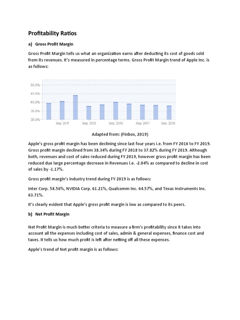 Apple's Financial Analysis Sample | PDF