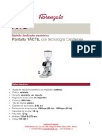 Ficha Tecnica Molino Electornico F64 Fiorenzato PDF