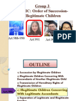 Succession Rights of Illegitimate Children