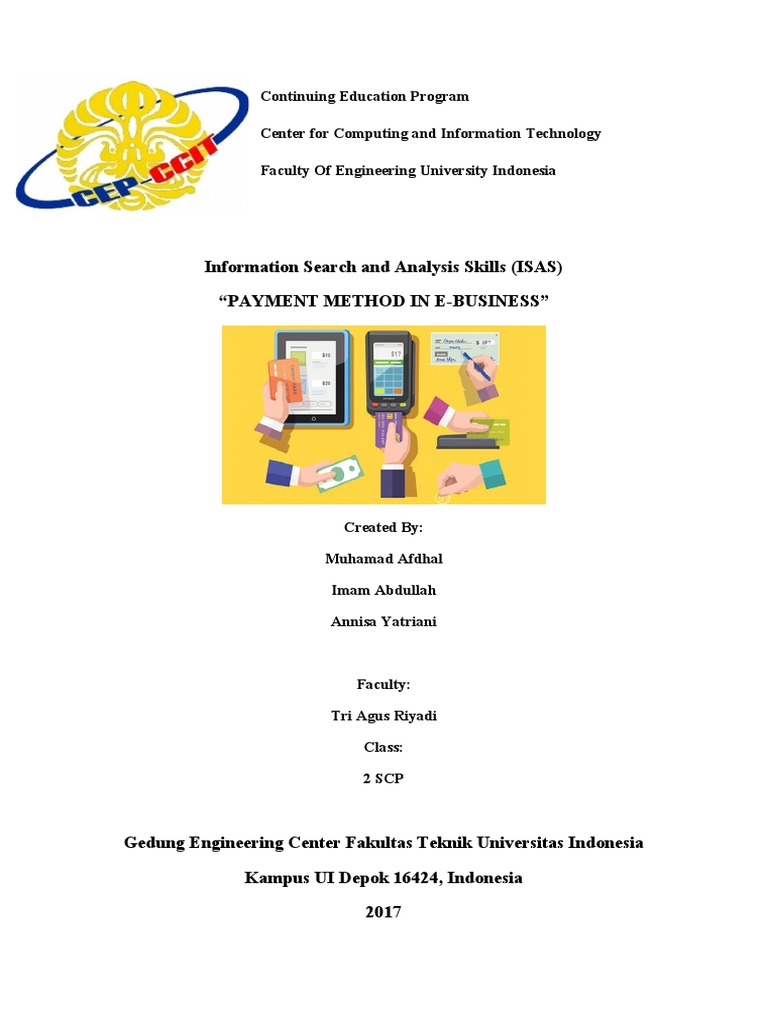 Information Search and Analysis Skills (ISAS) "Payment Method in E