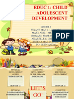 Educ 1: Child Adolescent Development