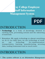 Norzagaray College Employee and Staff Information Management System