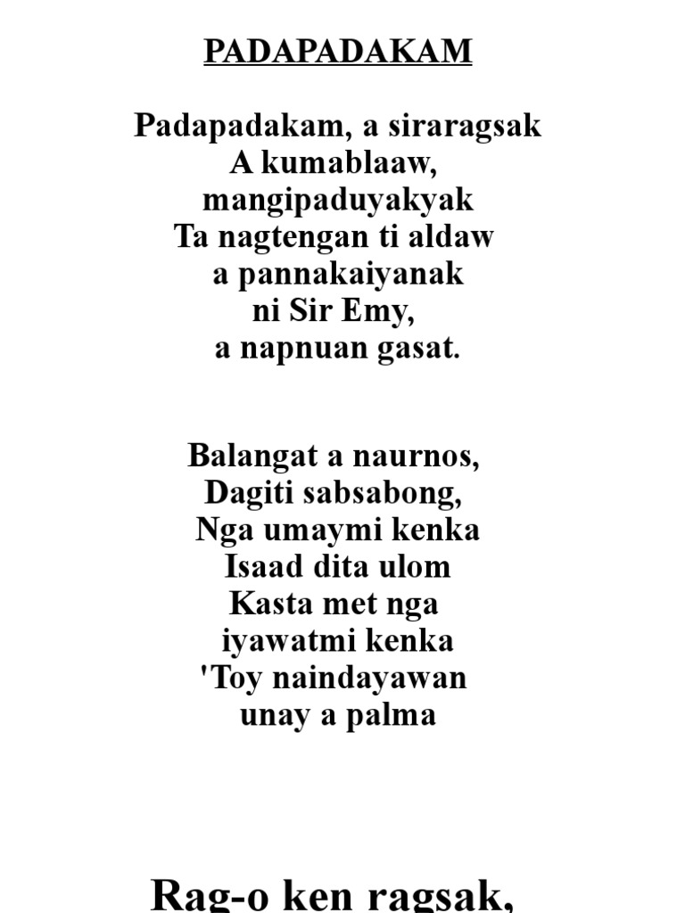Padapadakam - Sir Epp | PDF