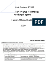 Fourth Year of Drug Technology Antifungal Agents: Nesrin Attiah Alhussadi 2020