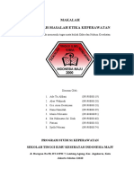 KELOMPOK 1 - MASALAH ETIKA KEPERAWATAN Doneeeee