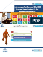 Pencapaian SDGs 2030 Program KKBPK Materi Kuliah Tamu 30 Sept 2019