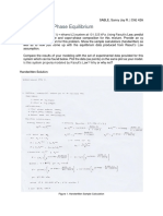 Problem Set 1: Phase Equilibrium: Figure 1. Handwritten Sample Calculation