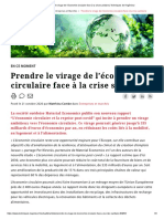 Prendre Le Virage de L'économie Circulaire Face À La Crise Sanitaire - Techniques de L'ingénieur