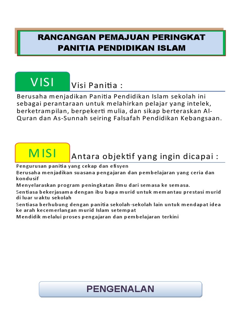 Rps Pendidikan Islam Pdf