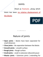 Joints: Fractures No Relative Displacement of The Blocks