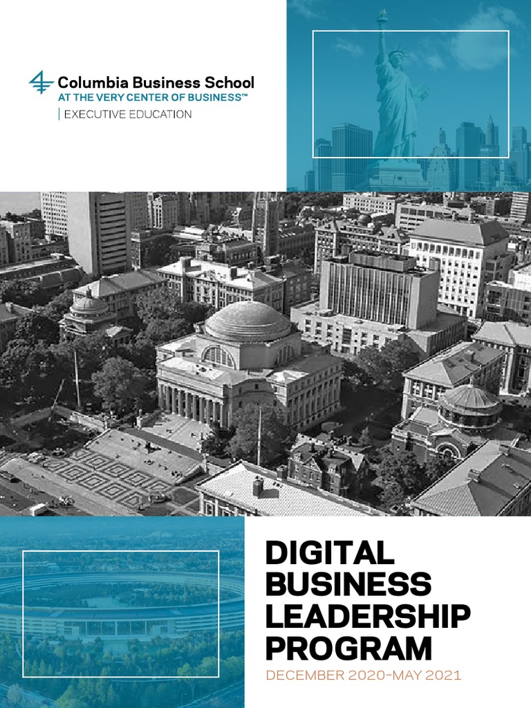 Columbia Digital Business Leadership Program | PDF | Columbia ...