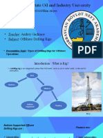 Azerbaijan State Oil and Industry University: - Teacher: Andrey Gadimov - Subject: Offshore Drilling Rigs