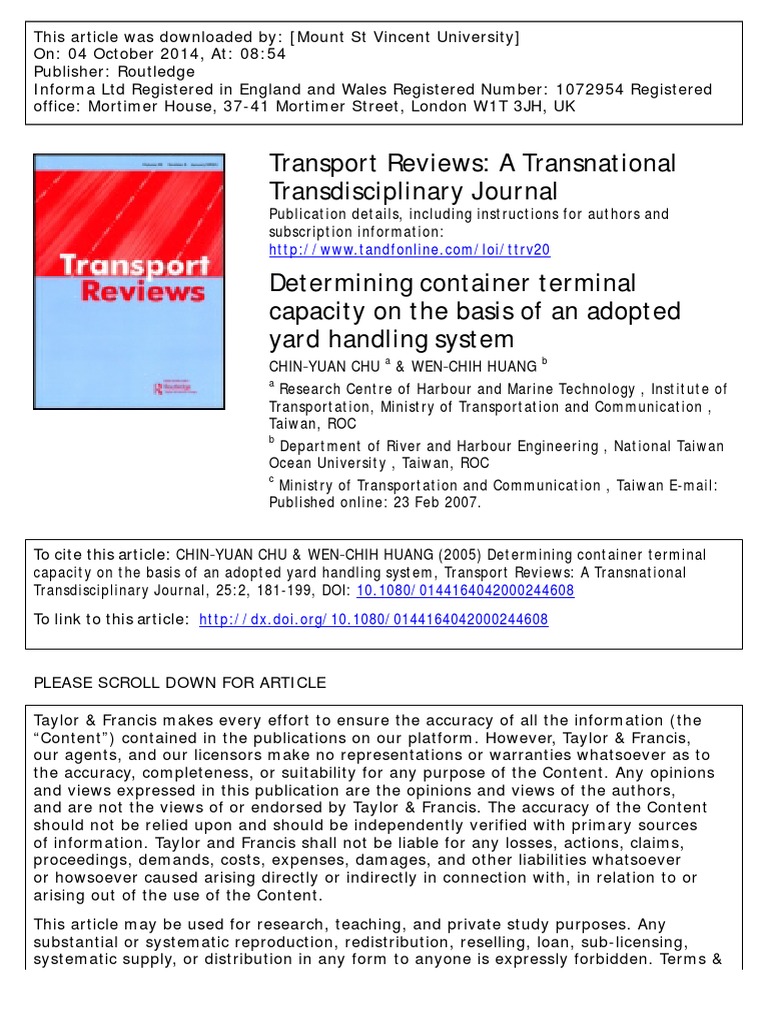 Terminal Area Calculation PDF Aisle Crane (Machine)