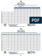 Activities tracking sheet PH school