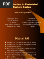 MSP430 Digital I - O