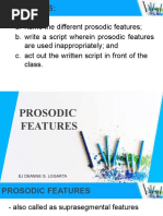 Prosodic Feature PPT Demo Teaching