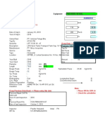 If Any Data - Please Entry This Data: Equipment: Pressure Vessel