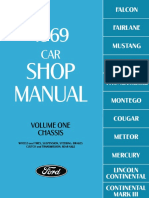 Ford 1969 Car Shop Manual Volume One Chassis PDF