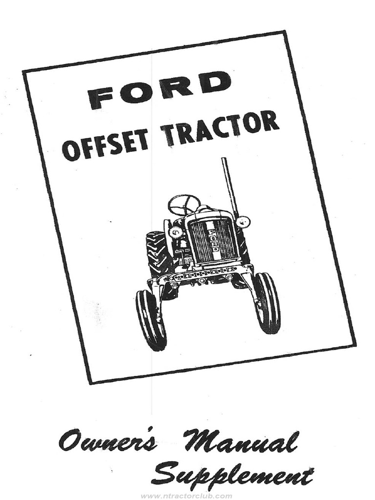 FORD 2000 TRACTOR SERVICE MANUAL PDF visual data 7