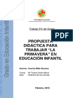 Primavera Educación Infantil